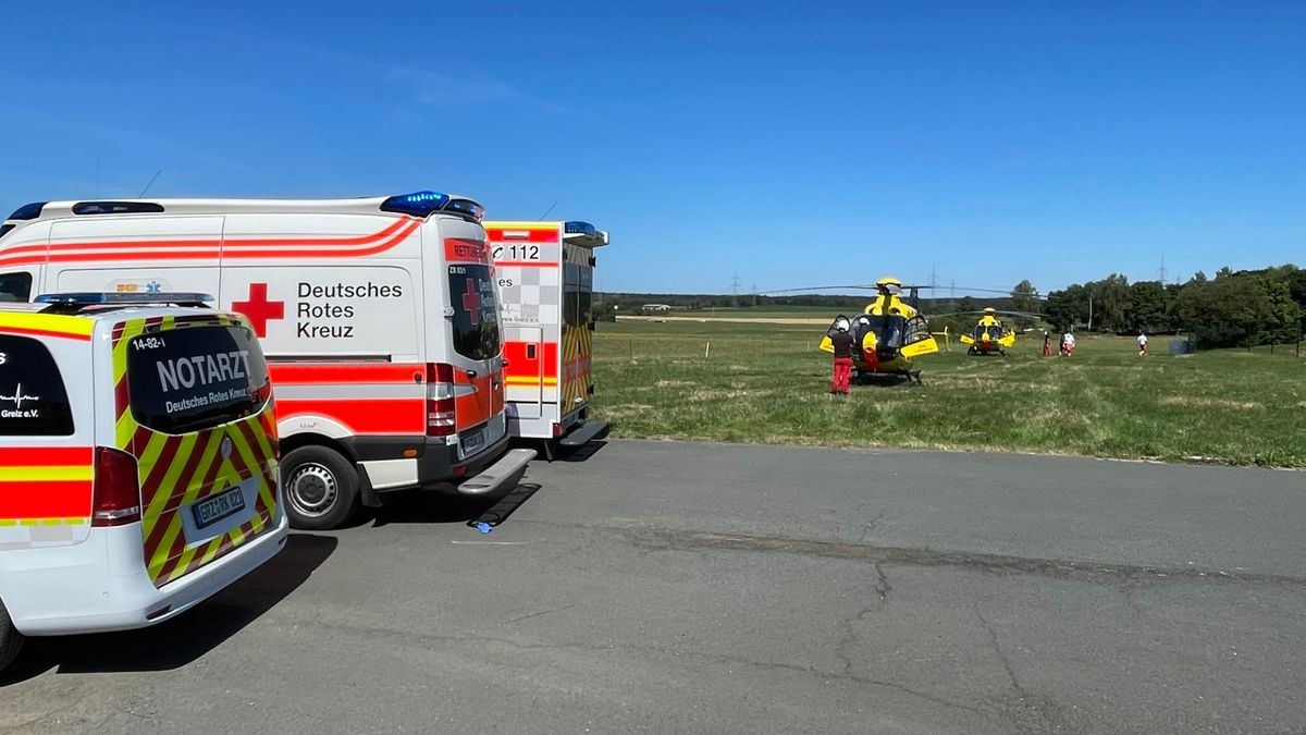 Zu einem Einsatz des Rettungsdienstes kam es am Sonntag in Oettersdorf im Saale-Orla-Kreis. In der Gemeinde findet aktuell ein Festival statt. 