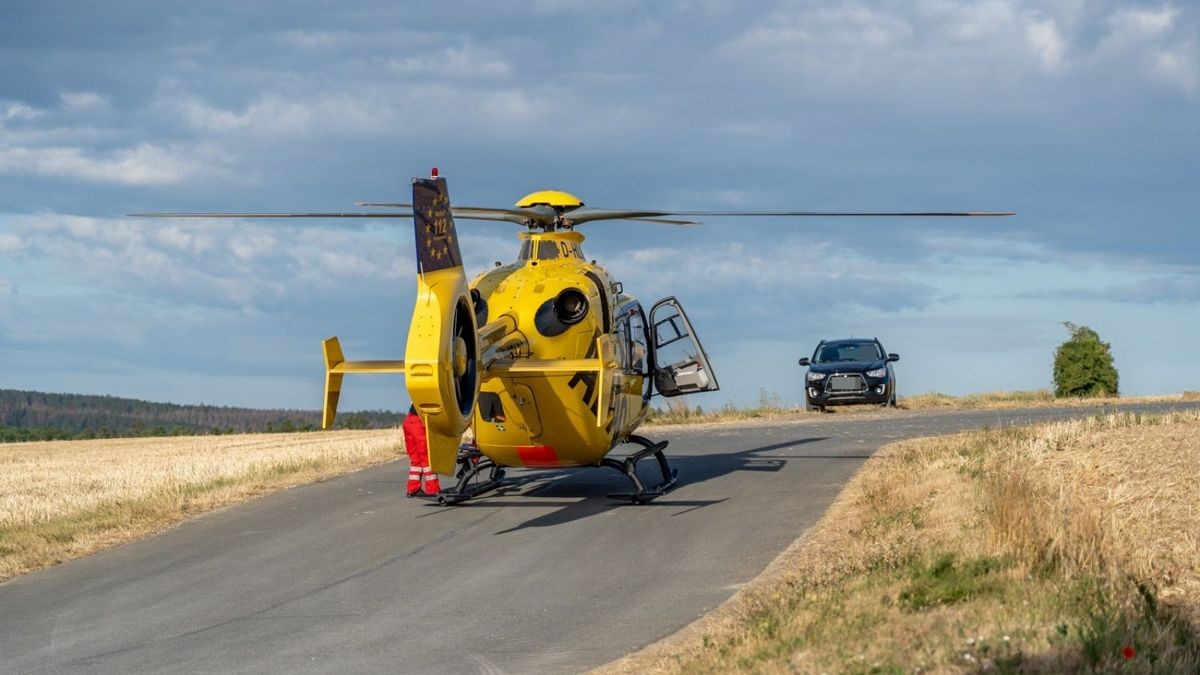 ... während für die Frau der Rettungshubschrauber „Christoph 70“ angefordert wurde. 