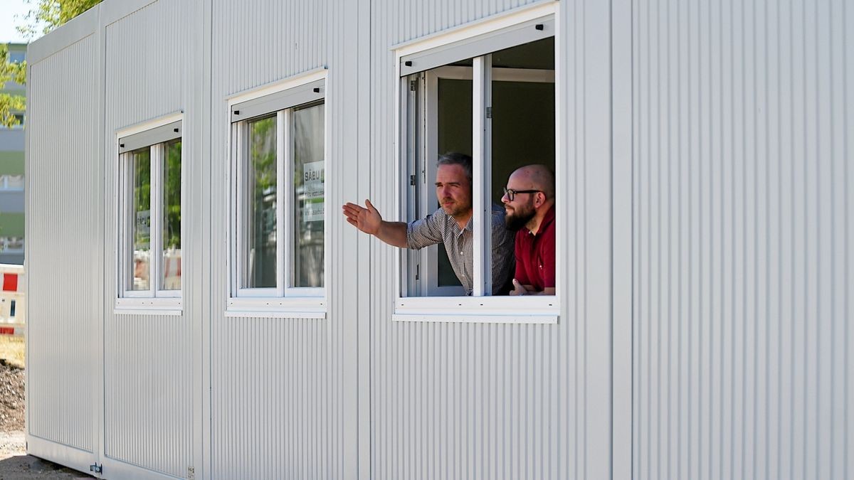 Die Otto-Lilienthal-Schule in der Mittelhäuser Straße bekommt Container für den Schulbetrieb