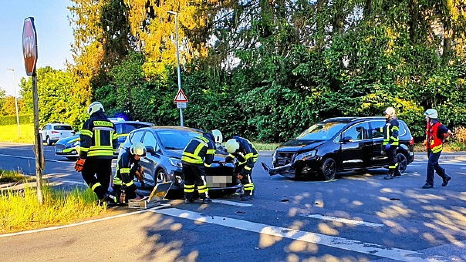 Sprockhövel: Vier Unfallverletzte an Kreuzung in Herzkamp
