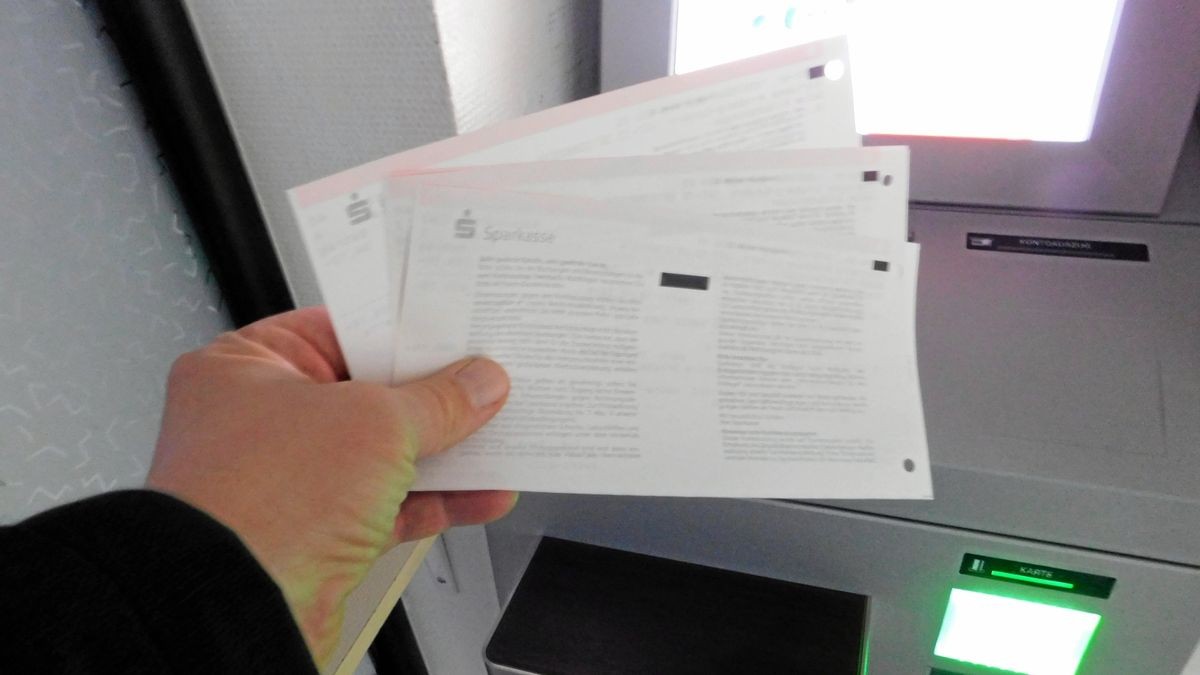 Frage aus Meschede: Kontoauszüge per Post - muss das sein?