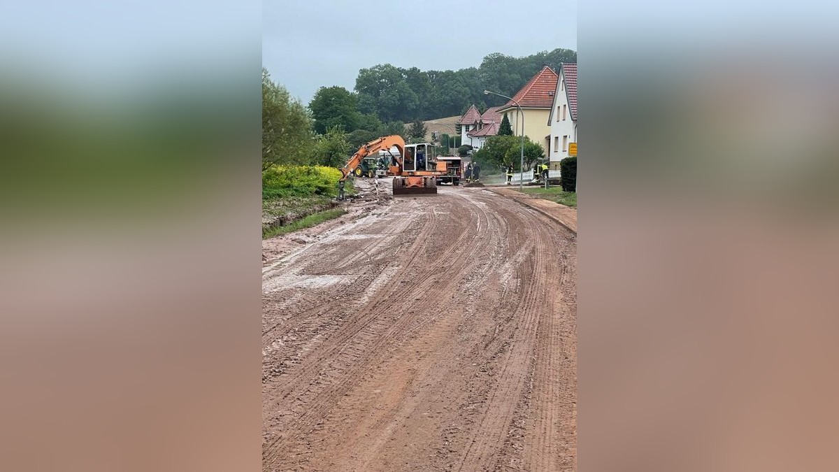 Das Feld hatte die Wassermassen nicht aufnehmen können.