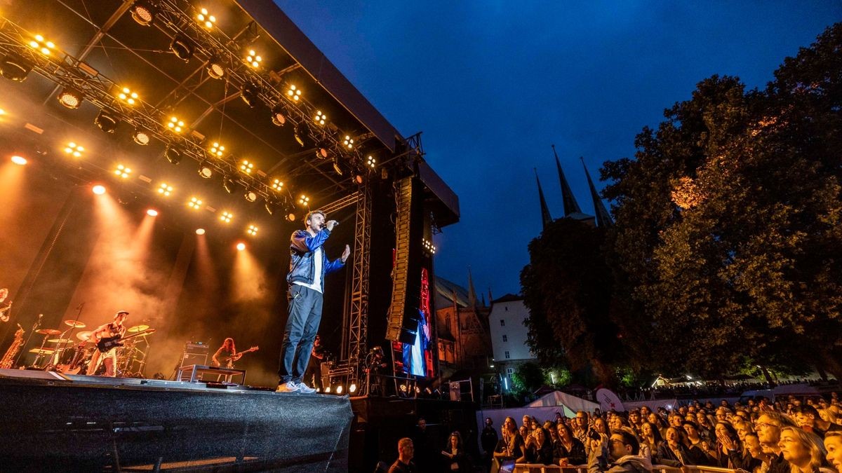 Clueso war endlich wieder zurück - in seiner Heimatstadt. Als der 