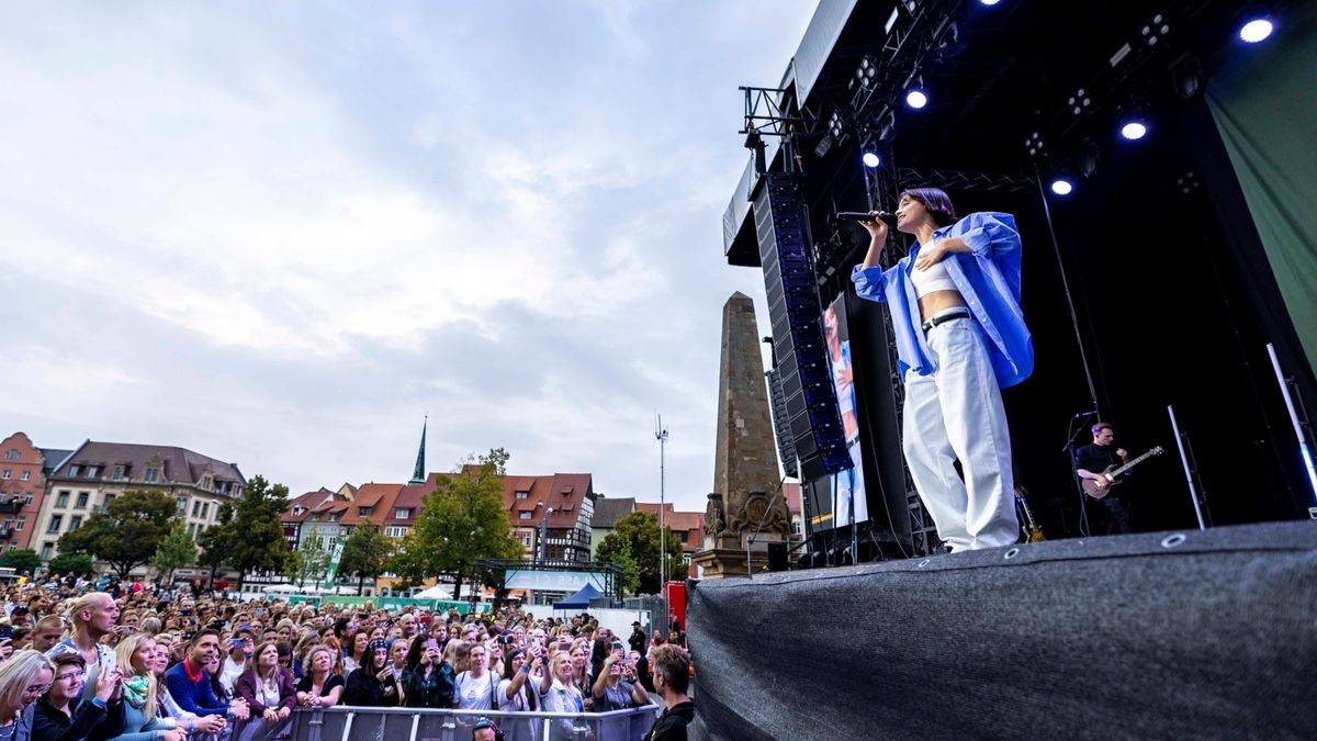 Clueso war endlich wieder zurück - in seiner Heimatstadt. Als der 