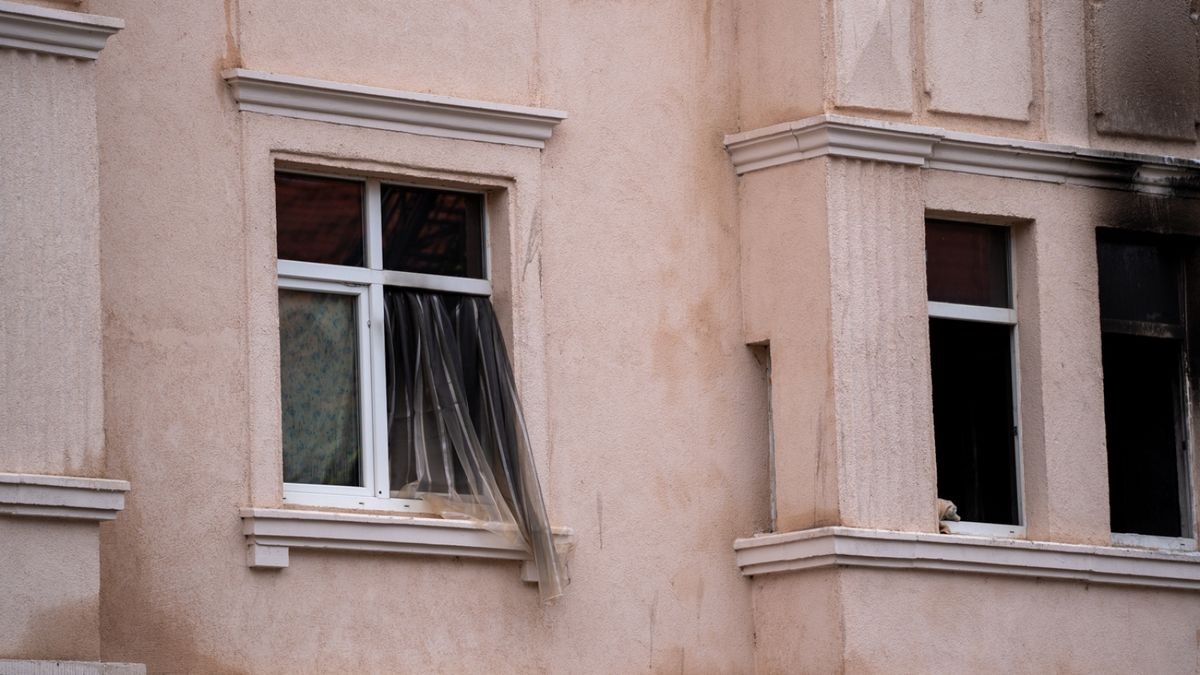 Das Haus ist vorerst nicht bewohnbar.