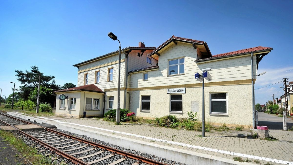 Der Bahnhof Ringleben/Gebesee.