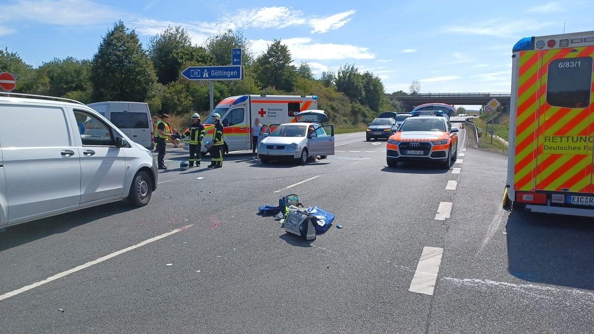 Rettungsdienst und Feuerwehr waren im Einsatz.