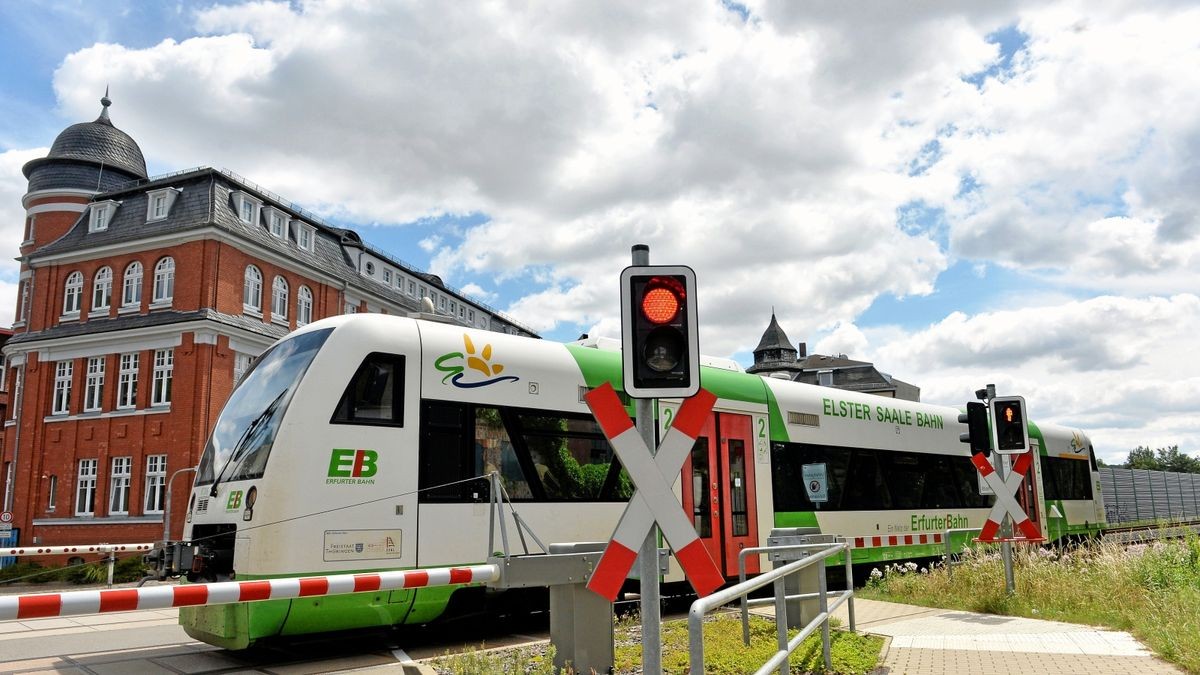 Auch die  Elster-Saale-Bahn kann im Freistaat mit dem Thüringer Azubi-Ticket genutzt werden.