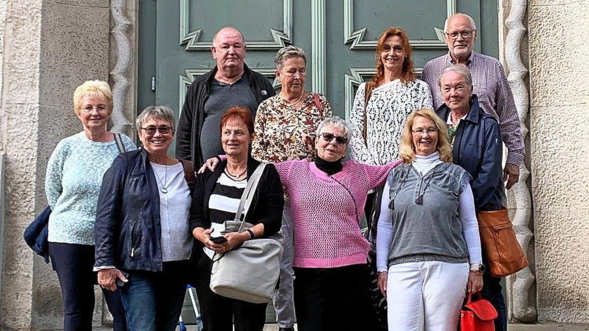 Klassentreffen an der ehemaligen POS 25 (Herderschule), 50 Jahre nach dem Schulabschluss und 60 Jahre nach der Einschulung.