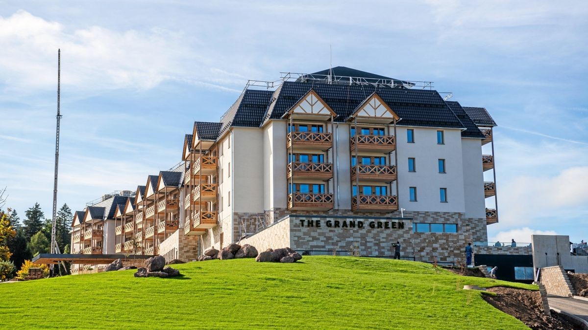 Im neuen Familienhotel in Oberhof werden kommenden Freitag die ersten Gäste einziehen.