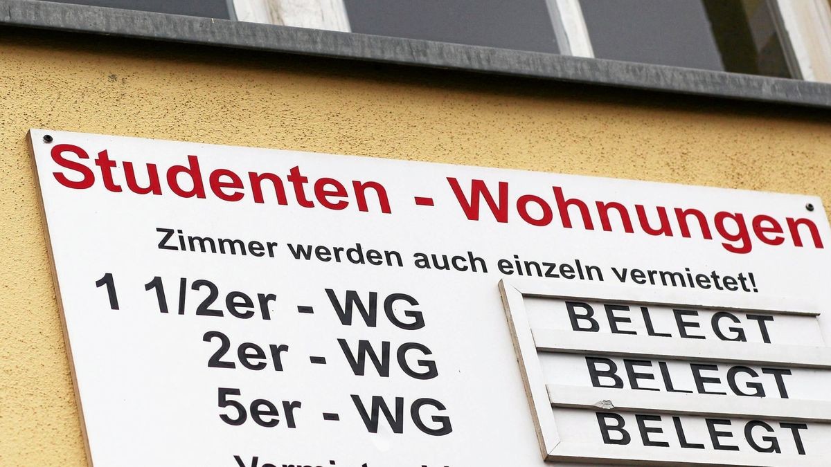 Trotz steigender Mieten knapp: freie WG-Zimmer. 