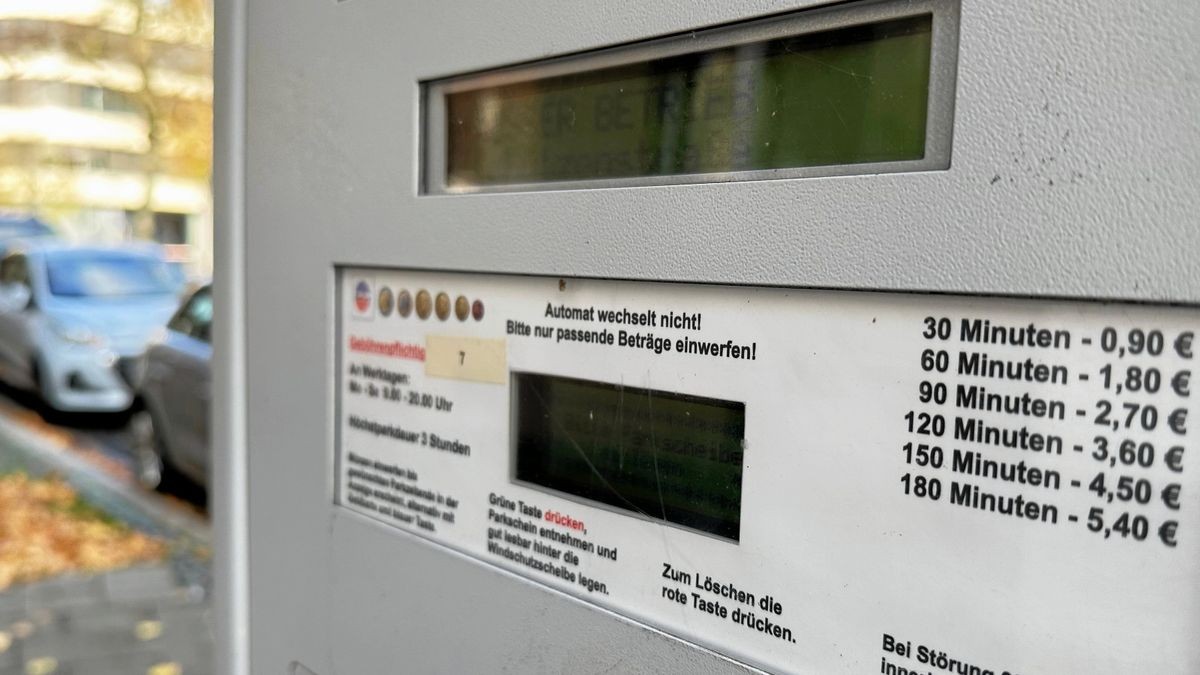 Parkschein-Automat Schützenstraße: Wer dort parken will, muss zahlen. So soll es in der gesamten Innenstadt werden.