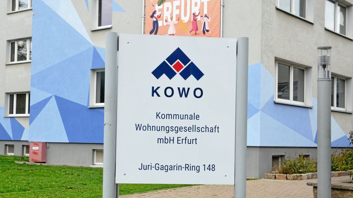 Auch im Verwaltungsgebäude der Kowo am Juri-Gagarin-Ring wird Energie gespart.