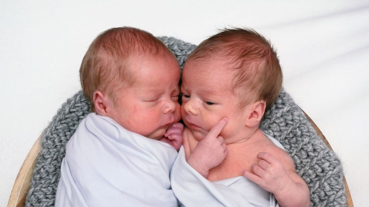 Karl und Friedrich Staufenbiel, 18.09. um 5.11 und 5.12 Uhr, 2315g und 2200g, 45cm und 46cm, Eltern: Simone und René Staufenbiel aus Struth