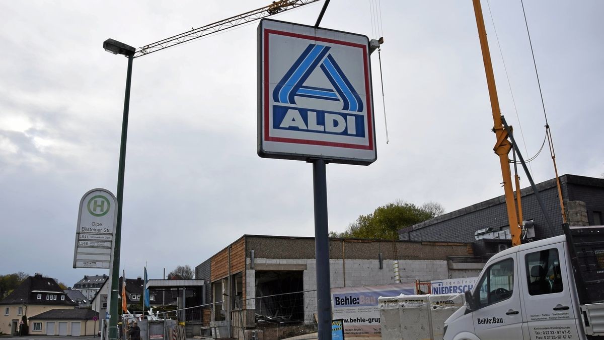 Olpe Neuer Aldi wird attraktiver am alten Standort