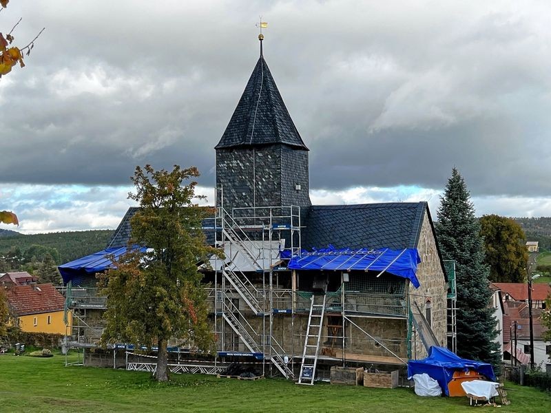 Sanierung der Dorfkirche in Teichweiden ist bis auf Weiteres gestoppt