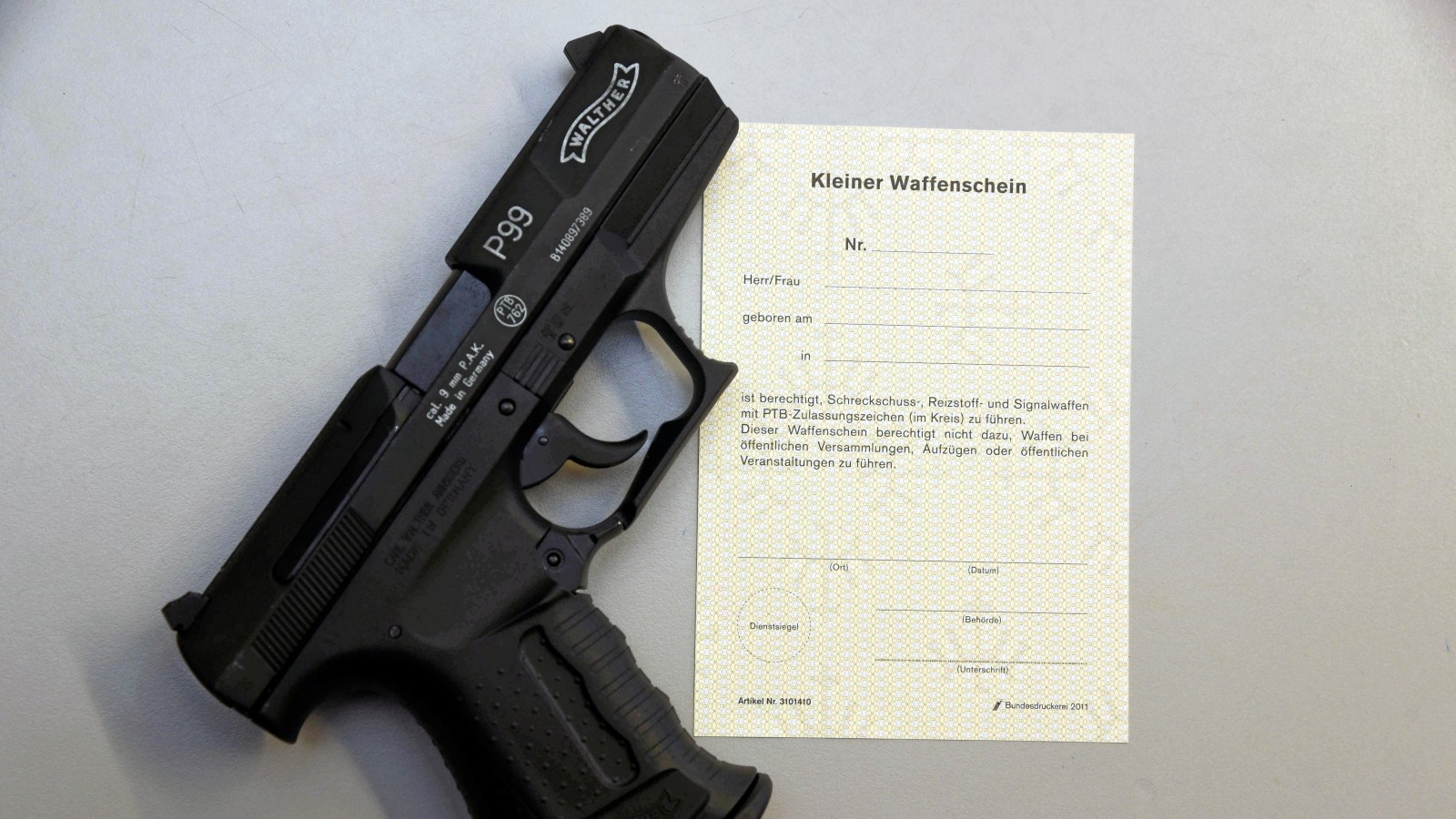 Was Darf Man Mit Dem Kleinen Waffenschein So viele Oberhausener haben bereits den Kleinen Waffenschein