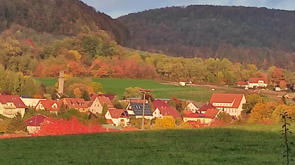 Gabriele Daniel aus Lengenfeld unterm Stein schickte uns dieses Herbstfoto.