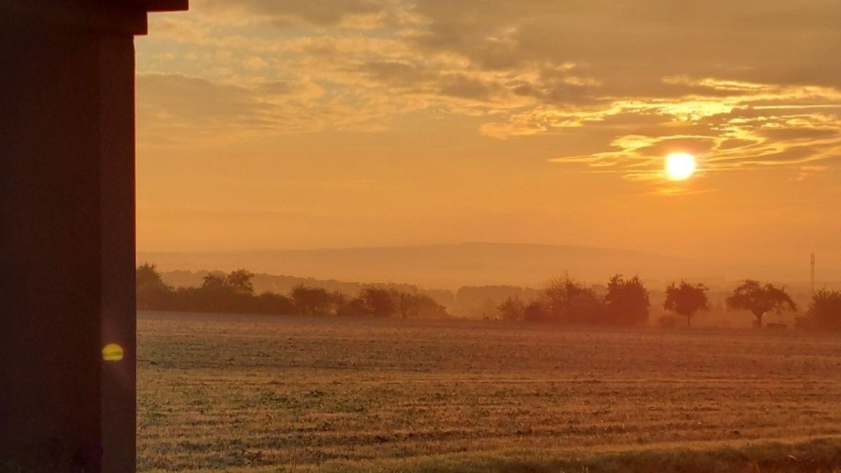 Sandra Gassmann aus Bickenriede schickte uns dieses Herbstfoto.