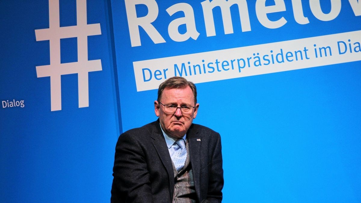 Ministerpräsident Bodo Ramelow (Linke).