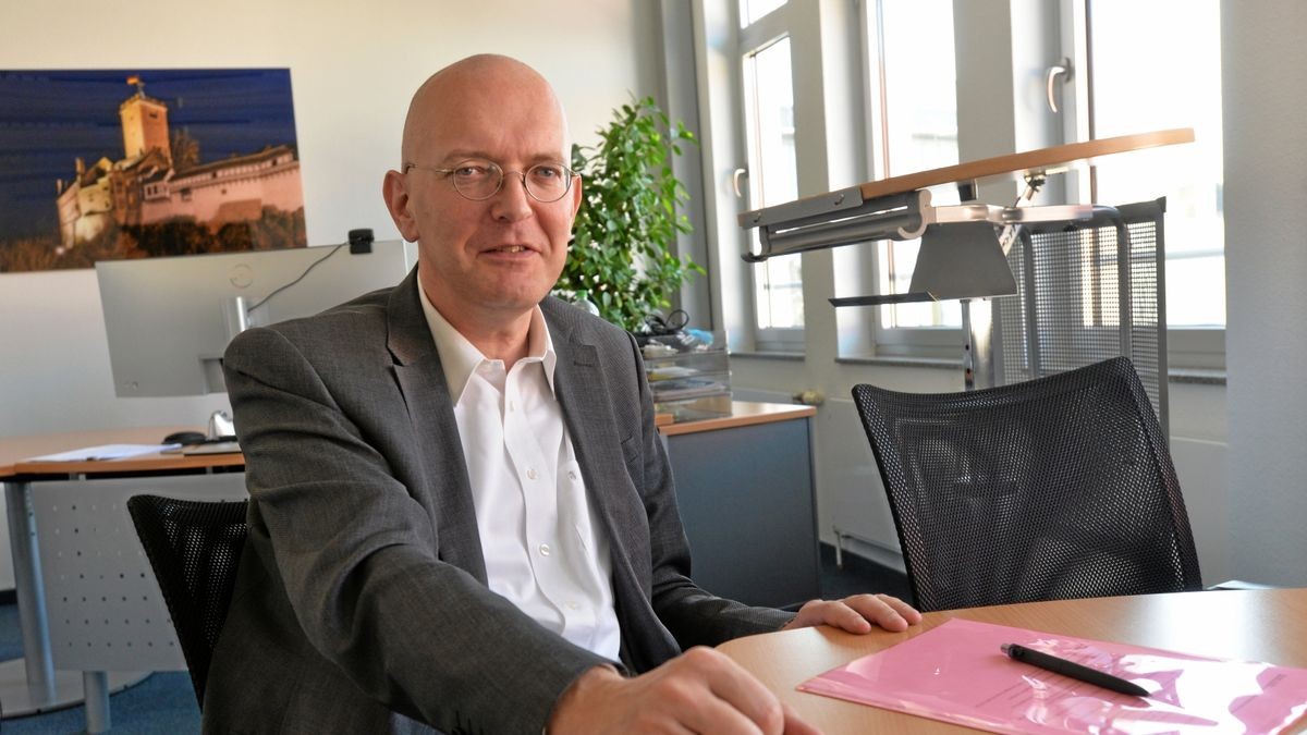 Guido Dressel ist Landesgeschäftsführer der Techniker Krankenkasse in Thüringen. Foto: Hanno Müller