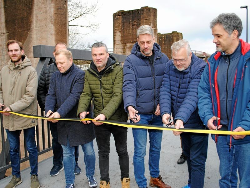 Nordhausen hat einen gesperrten Weg weniger Neue Brücke am Kohnstein