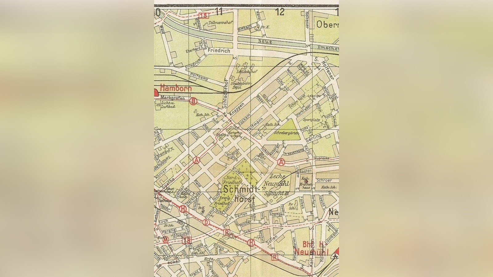 Neuausgabe: Historischer Stadtplan zeigt Duisburg anno 1931