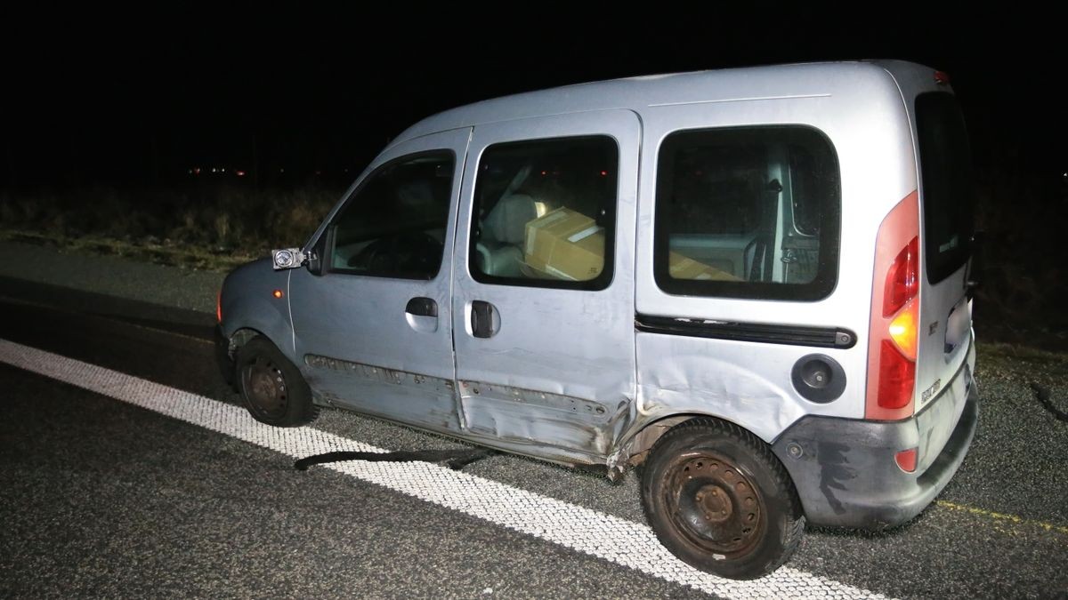 Der Fahrer eines BMW konnte nicht mehr rechtzeitig bremsen und fuhr in das Heck des Audi.