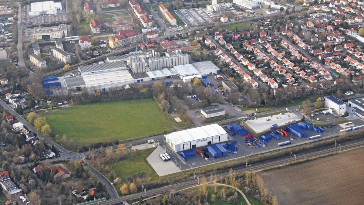 Der Standort der Oettinger-Brauerei in an der Leinastraße in Gotha soll nach München der zweitgrößte der Paulaner-Gruppe werden.