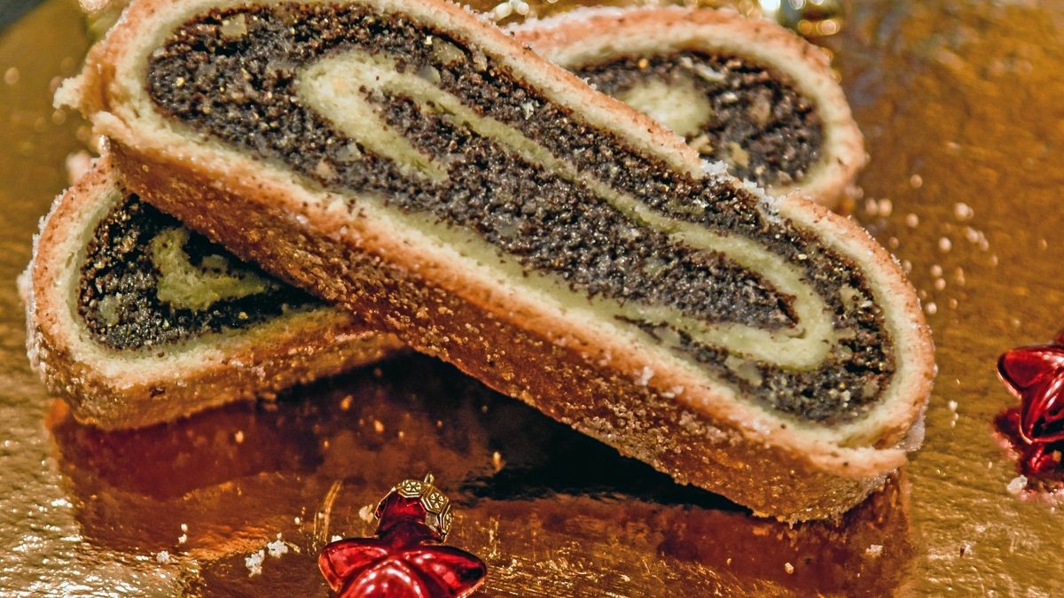 Ein Mohnstollen, der auch nach Mohn schmeckt