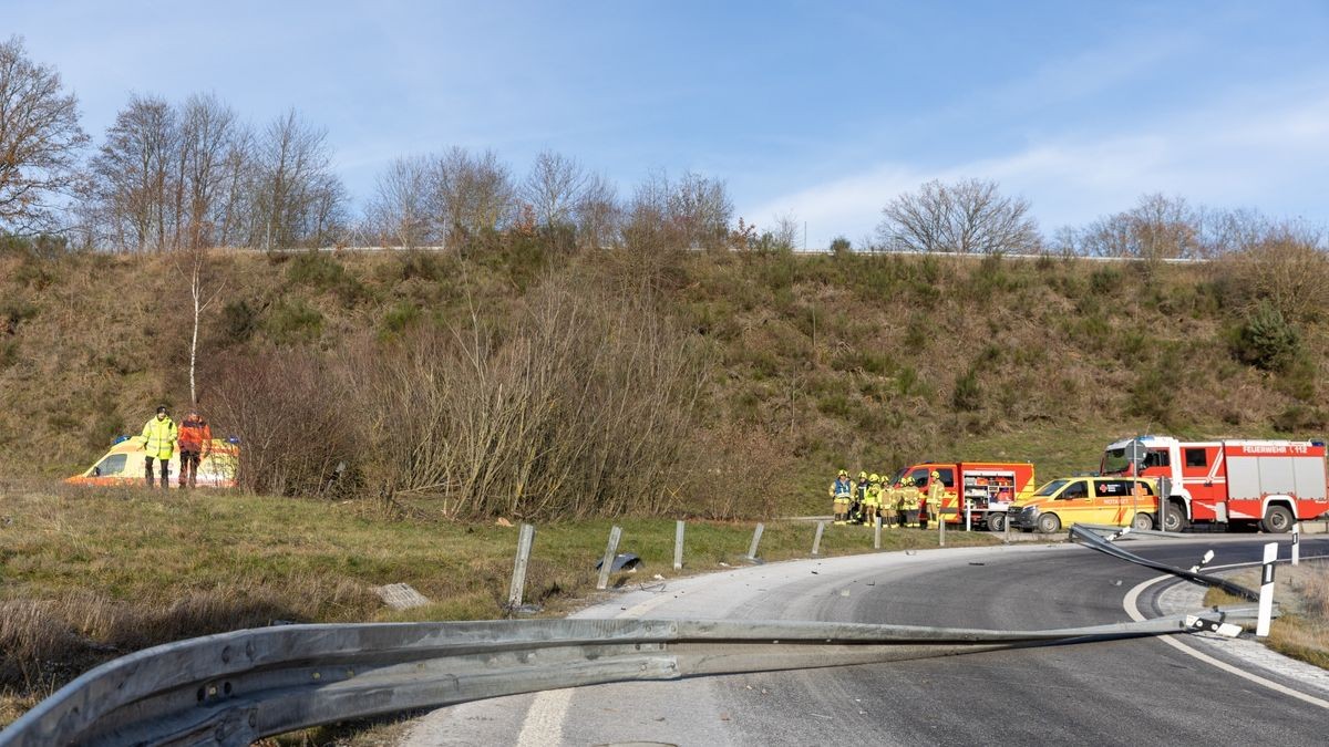 Die Frau wurde bei dem Unfall schwer verletzt. 