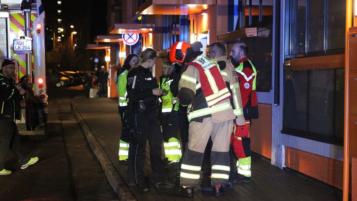 Dort sollte nach der Erstmeldung ein Wohnungsbrand sein.