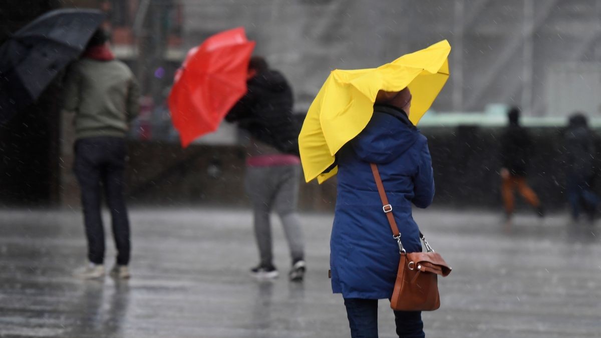 Regnerisch, windig und mild wird das Wetter in den nächsten Tagen (Symbolbild).