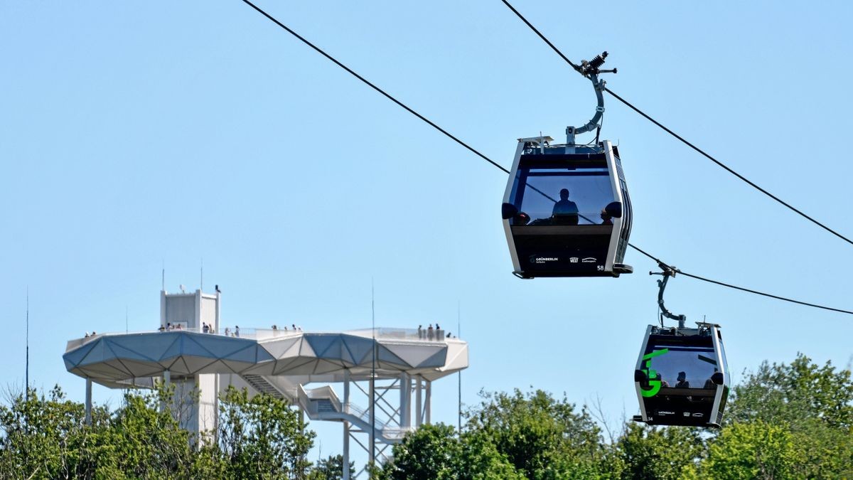 Die Gärten der Welt in Berlin haben seit der Iga 2017 eine Seilbahn (Archiv-Foto).