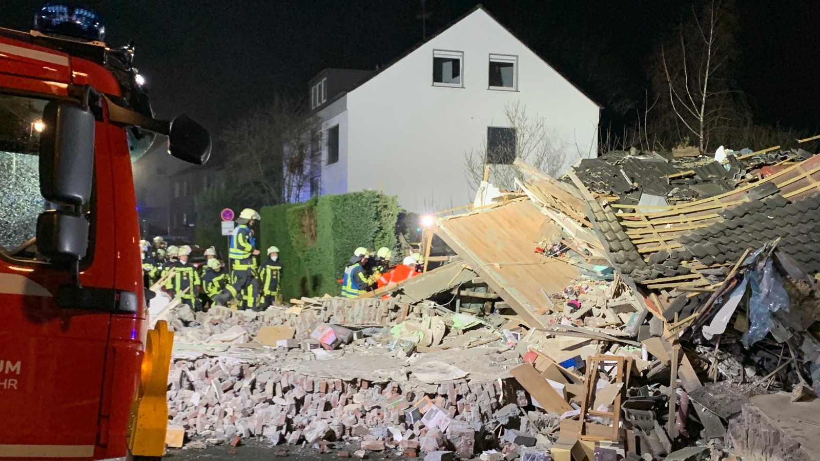Haus in Bochum-Linden eingestürzt
