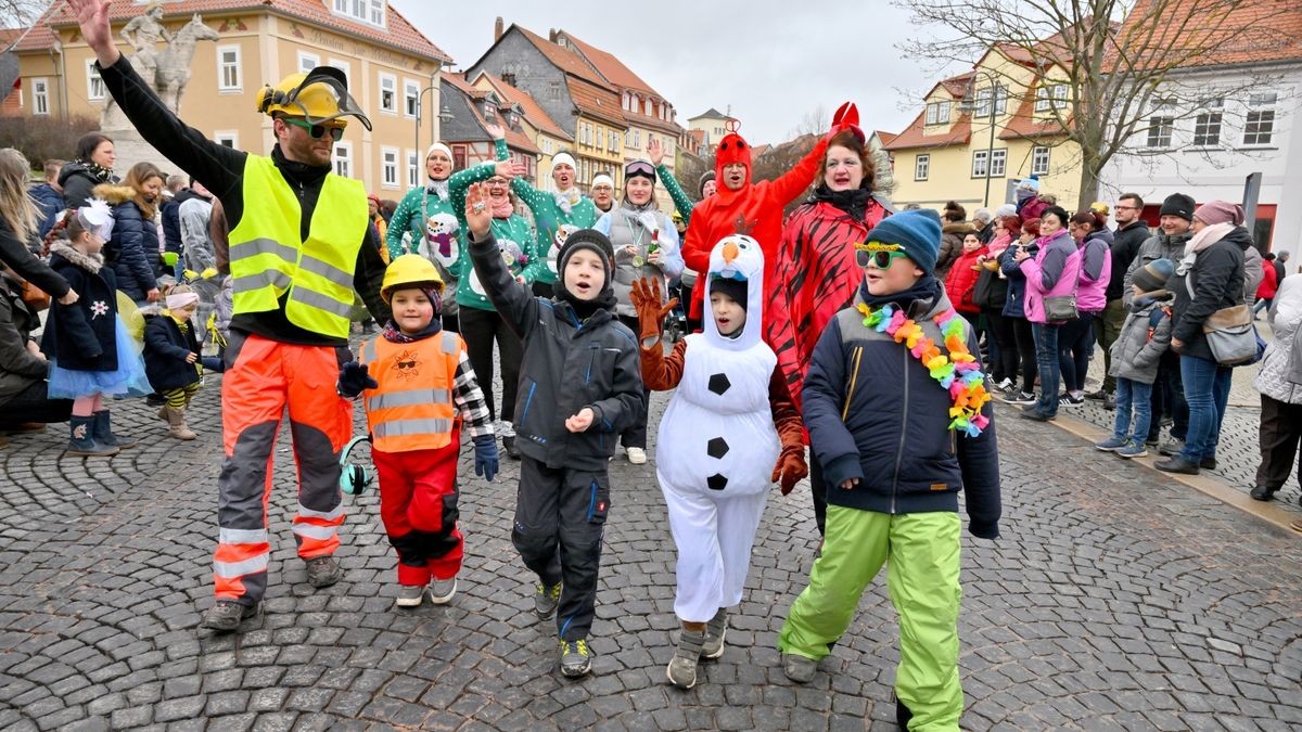 Die Bilder vom Faschingsumzug in Bad Langensalza.