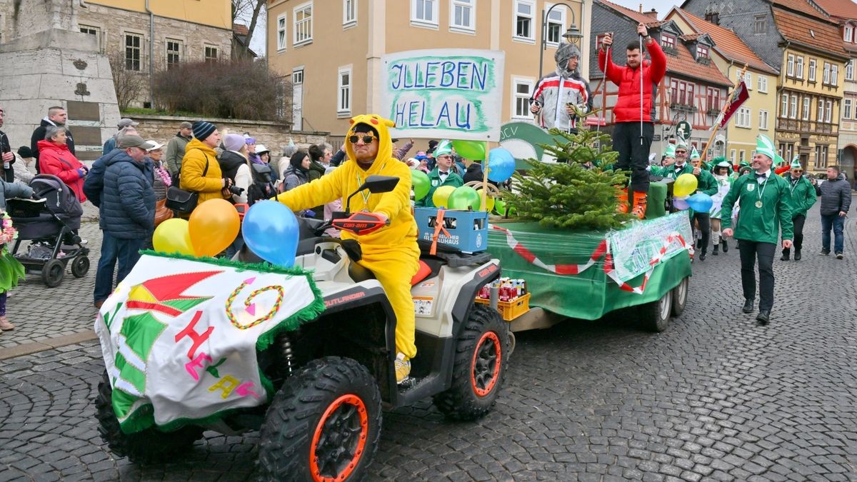 Die Bilder vom Faschingsumzug in Bad Langensalza.