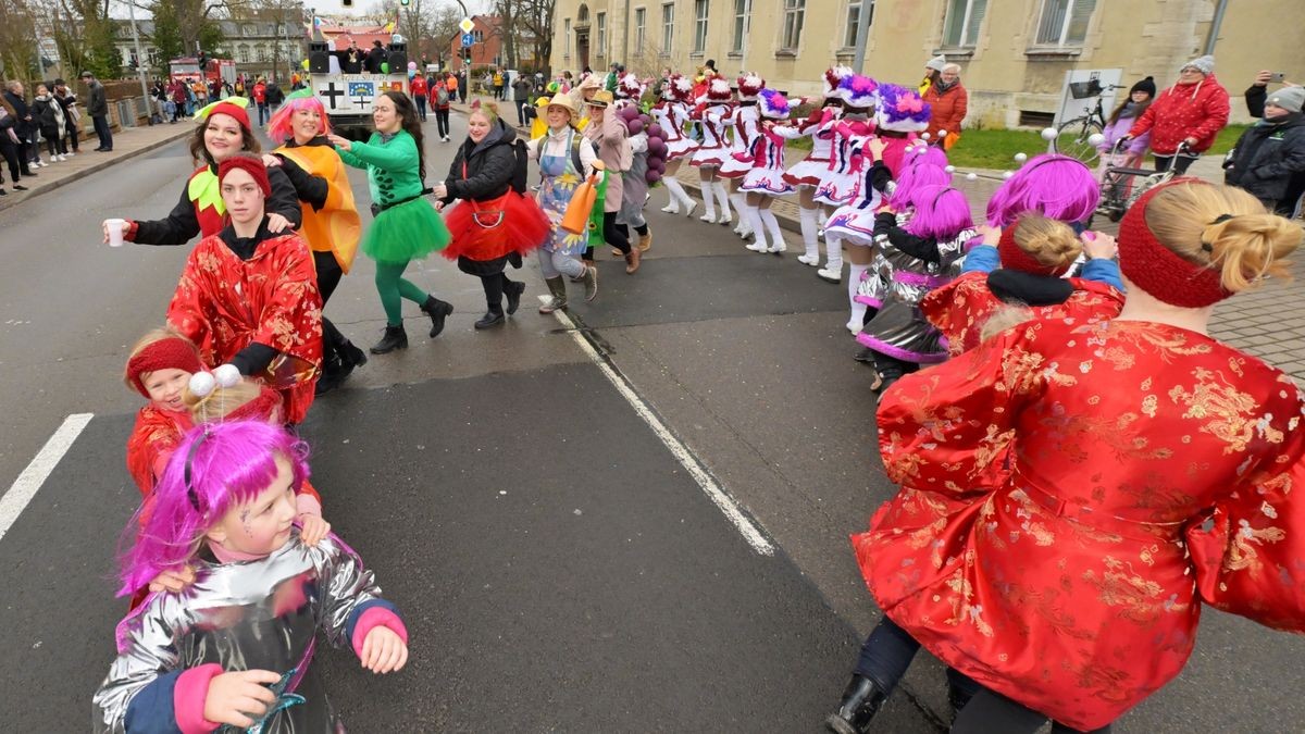 Die Bilder vom Faschingsumzug in Bad Langensalza.