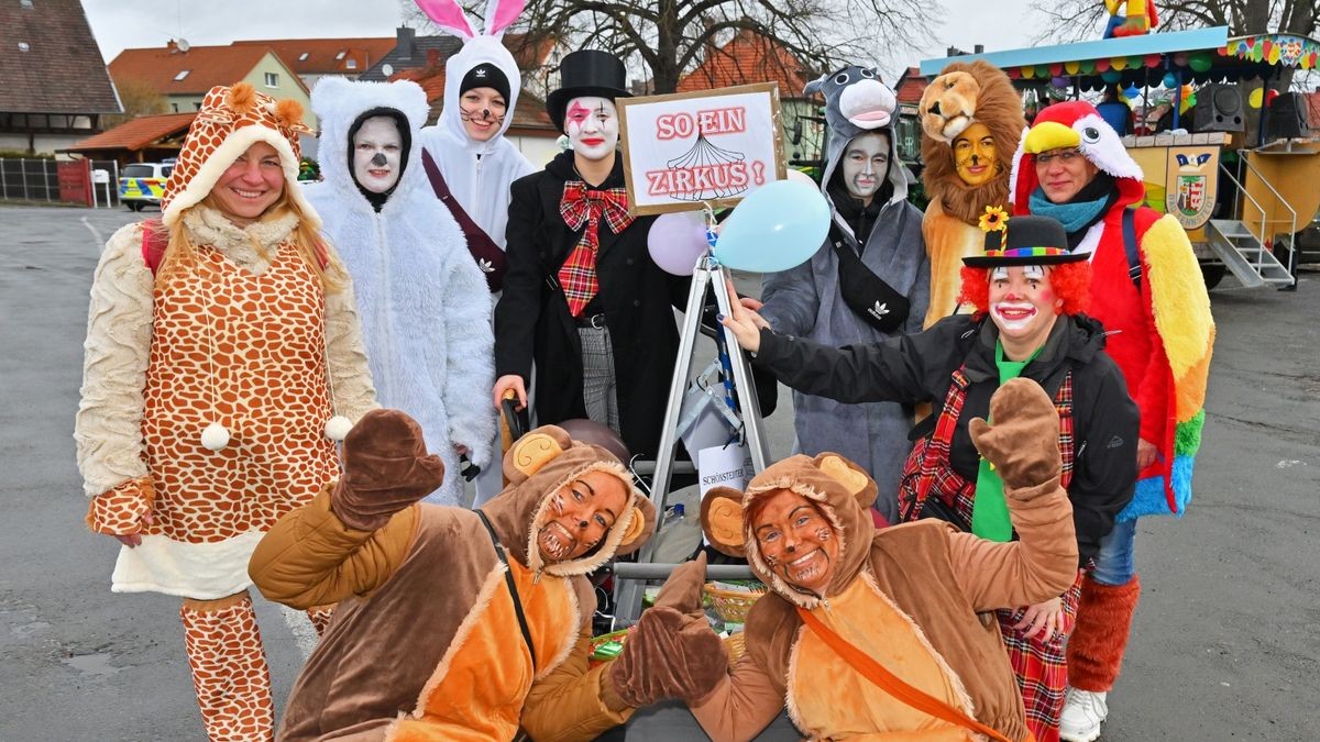 Die Bilder vom Faschingsumzug in Bad Langensalza.