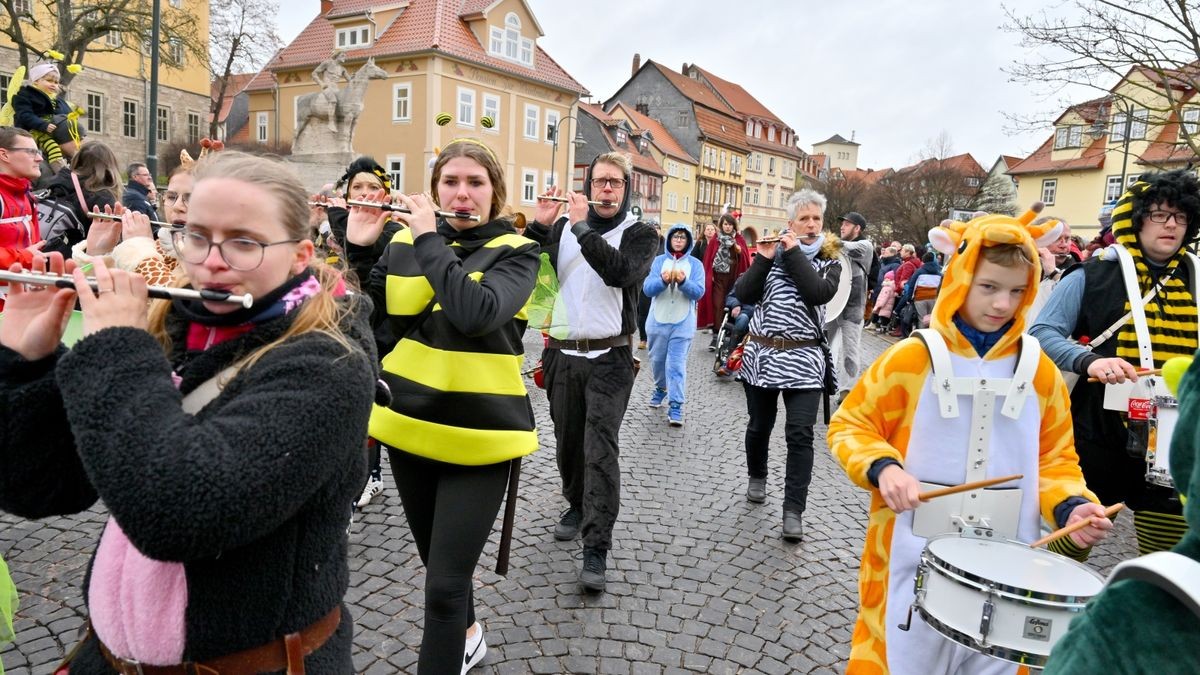 Die Bilder vom Faschingsumzug in Bad Langensalza.