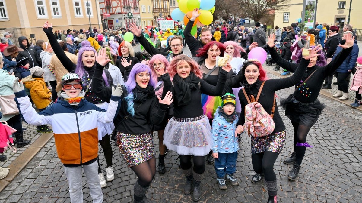 Die Bilder vom Faschingsumzug in Bad Langensalza.