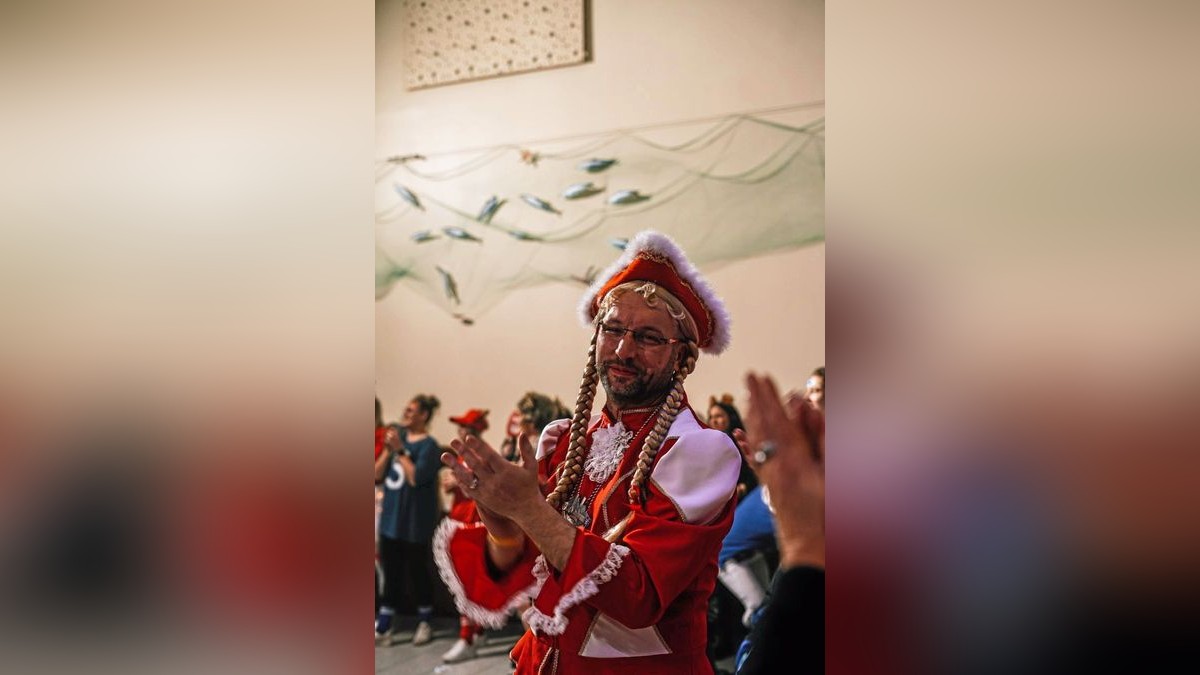 Christoph Matthes am Donnerstag beim Weiberfasching in Heiligenstadt.