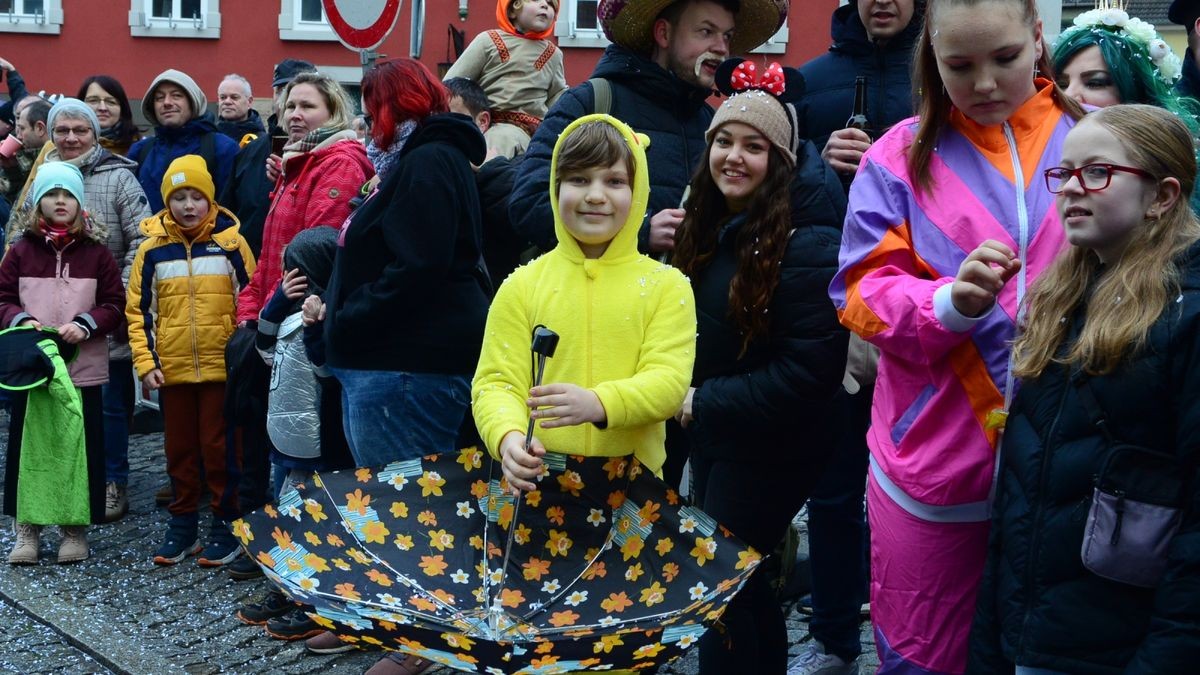 Die zahlreichen Zuschauer am Straßenrand sahen auch tolle Fußgruppen und hatten wie alle Narren viel Gaudi und Spaß.