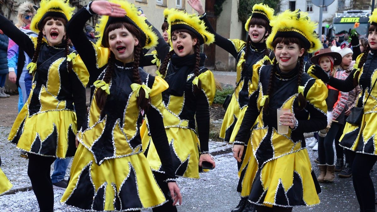 Die zahlreichen Zuschauer am Straßenrand sahen auch tolle Fußgruppen und hatten wie alle Narren viel Gaudi und Spaß.