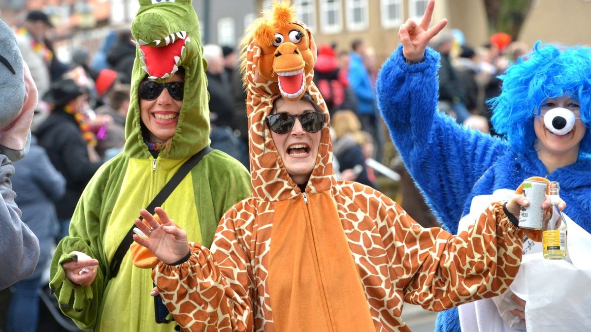 Es war am Sonntag der 25. Karnevalsumzug des Heiligenstädter Carnvalvereins, der sich durch Heiligenstadts Innenstadt wälzte, die Straßenränder waren dicht mit Zuschauern gesäumt. 34 Bilder zogen am Publikum vorbei.