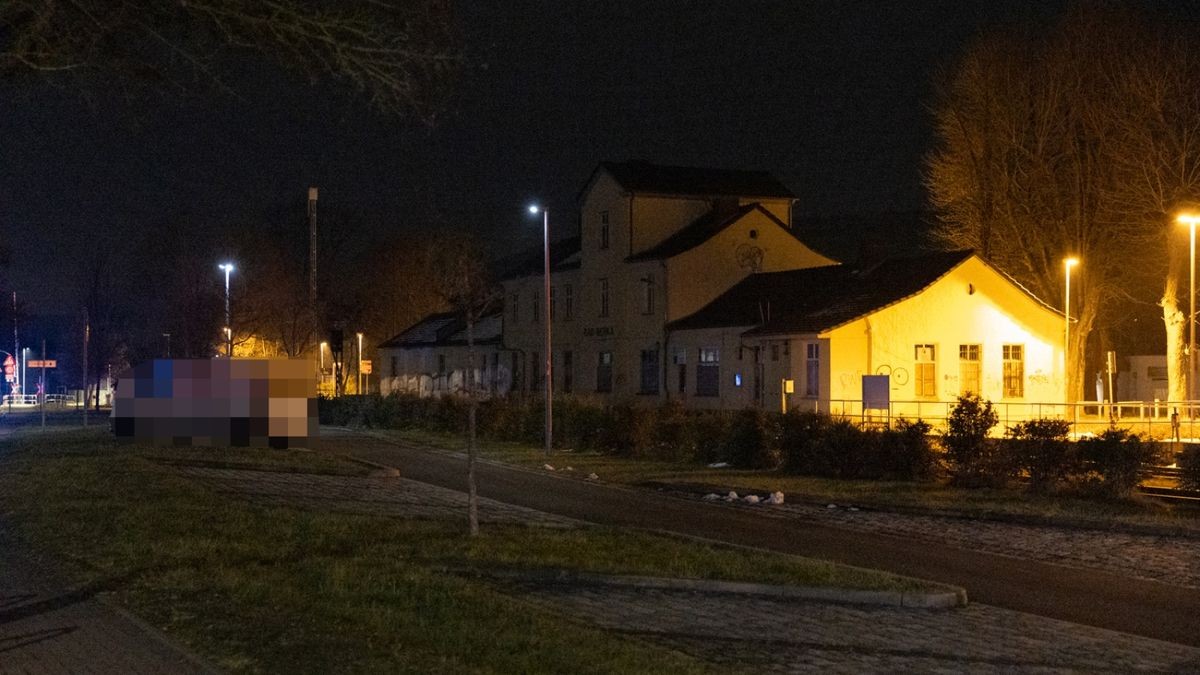 Kurz nach Mitternacht hatten sich zwei Personengruppen, bestehend aus rund 250 bis 300 Personen, am Bahnhof Bad Berka getroffen.