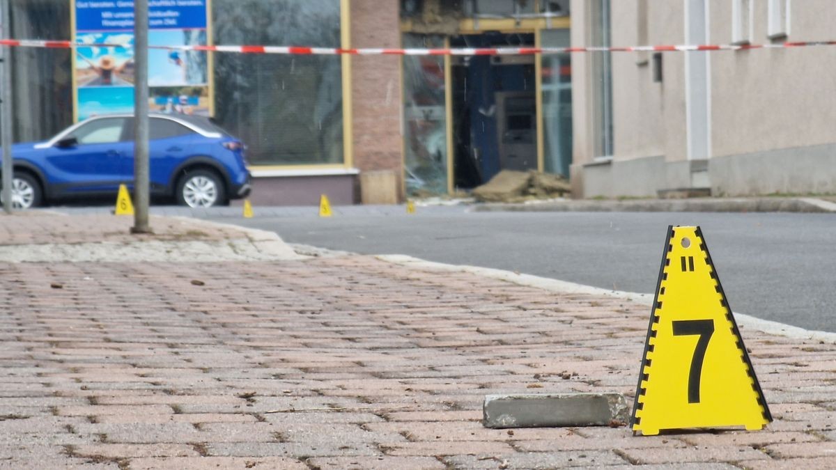 Die Täter flüchteten mit ihrer Beute in einem Auto.