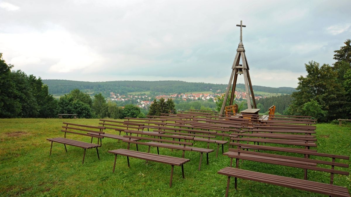 Auf dem Plateau am Candelaber werden auch Gottesdienste gefeiert. 