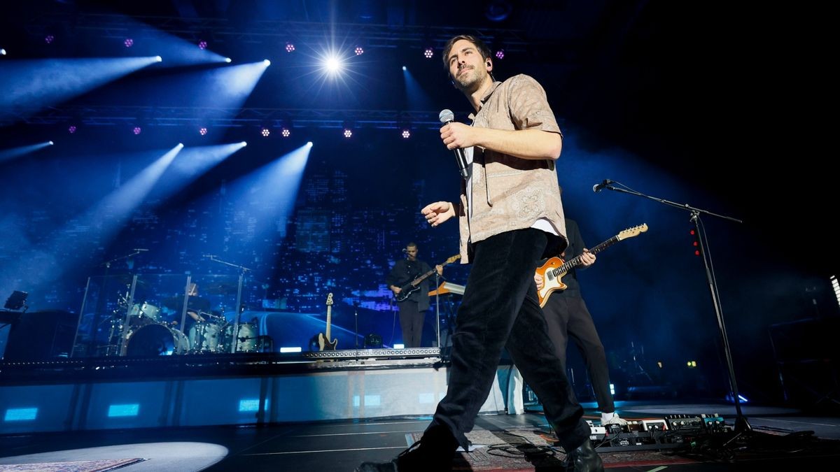 Erfurt, 17.03.2023: Max Giesinger während seinem Auftritt bei der 