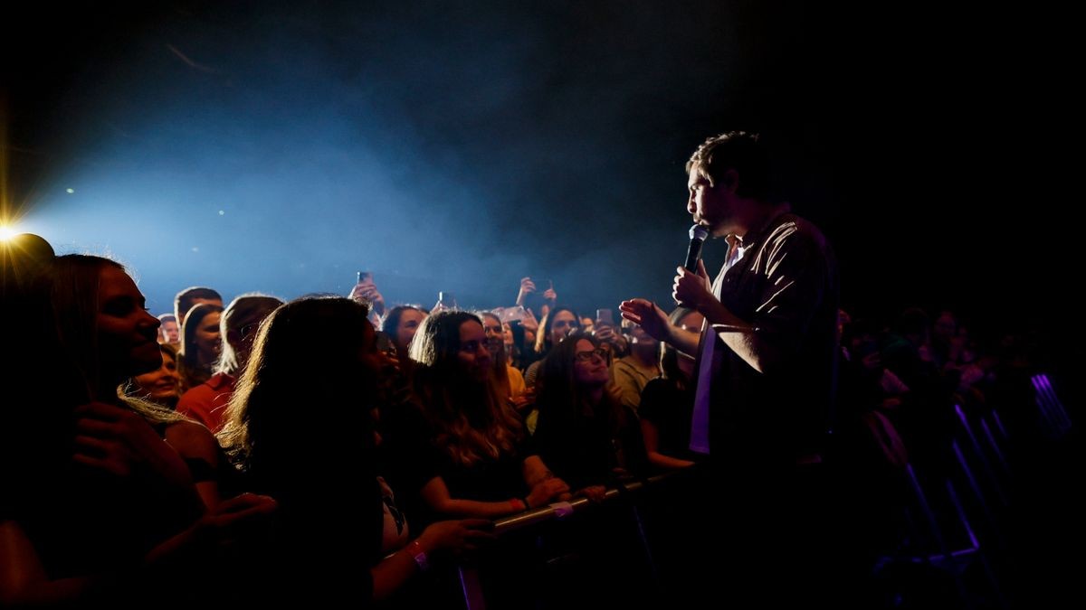 Erfurt, 17.03.2023: Max Giesinger während seinem Auftritt bei der 